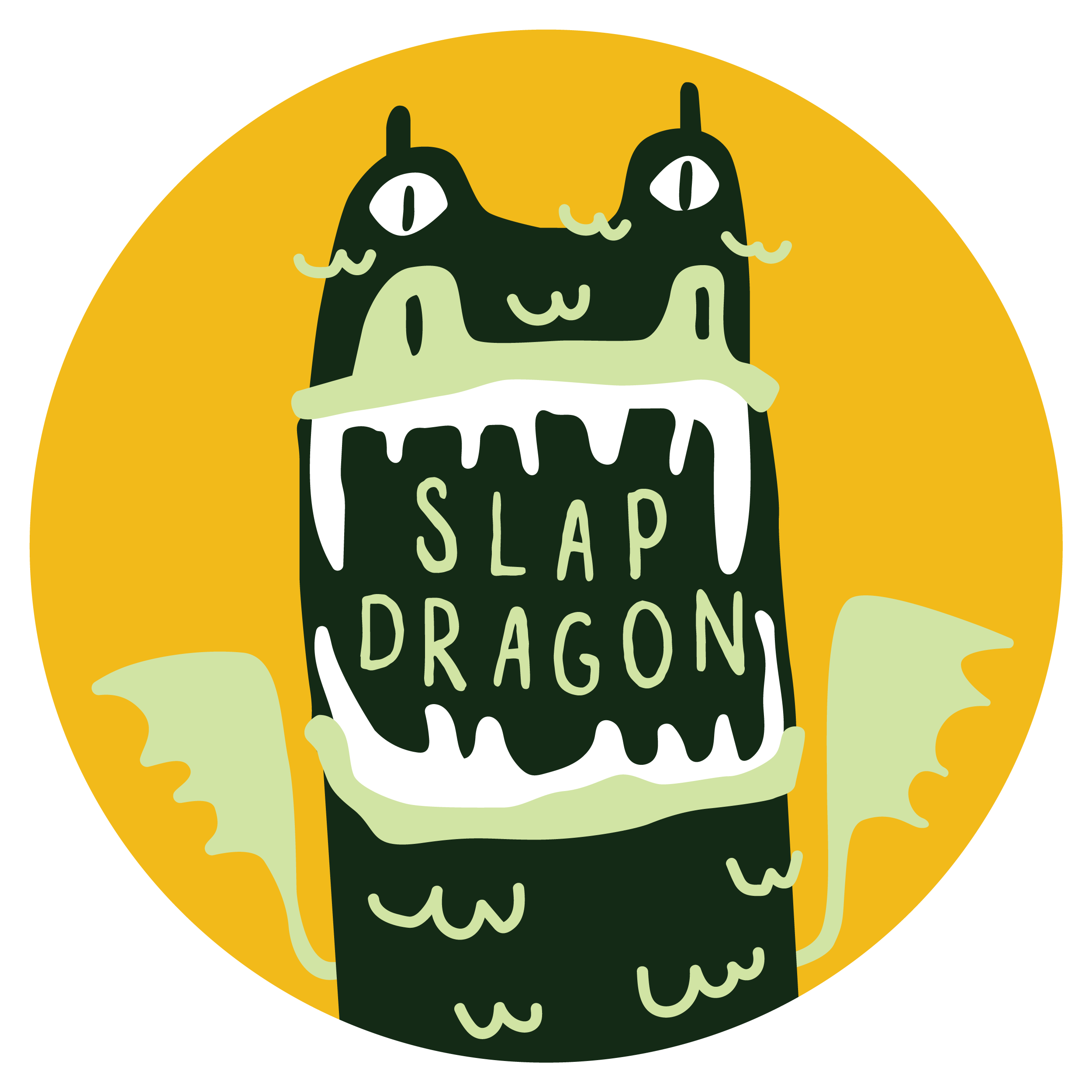 Slap Dragon Sticker